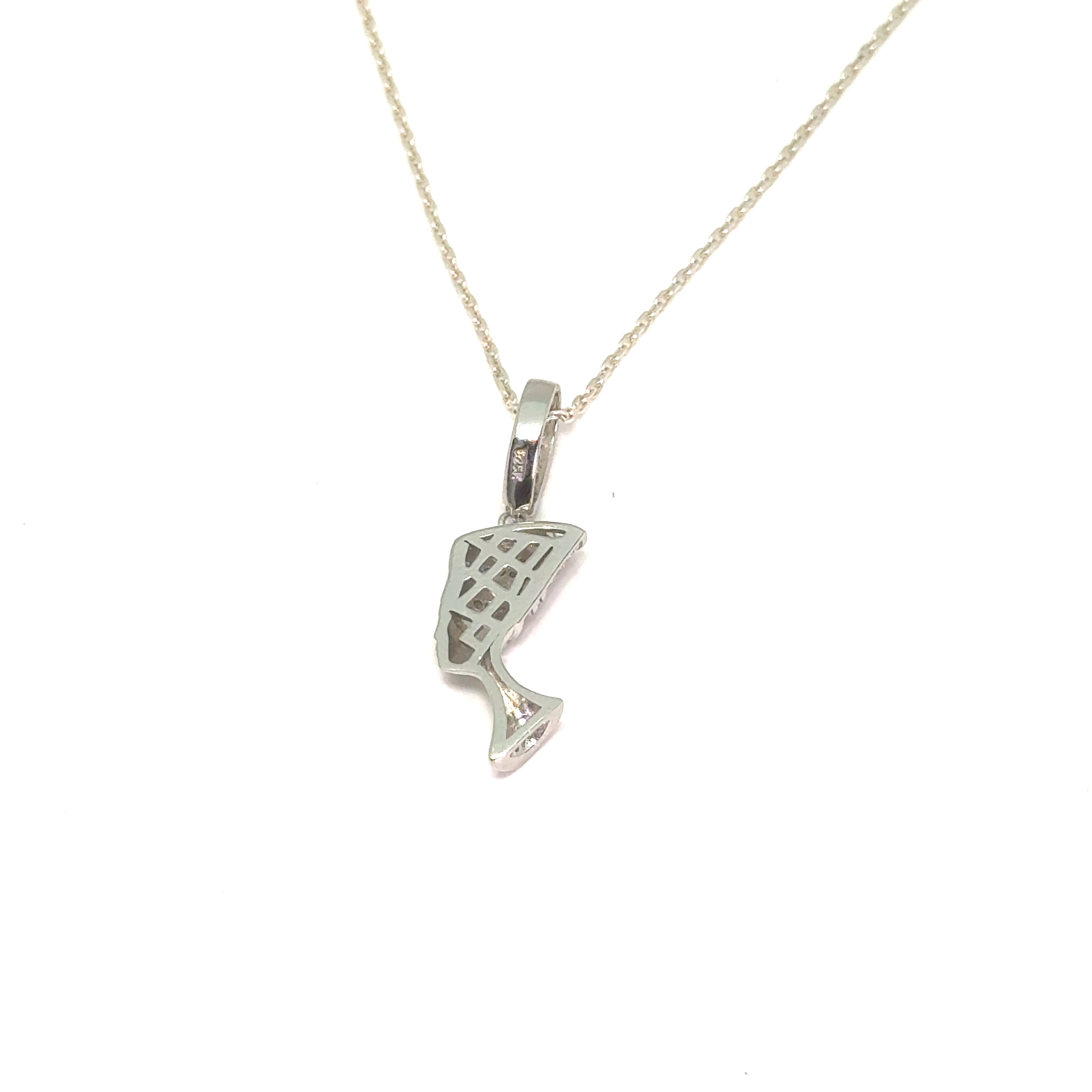 Nefertiti necklace in Sterling Silver or 18k Gold Over Silver