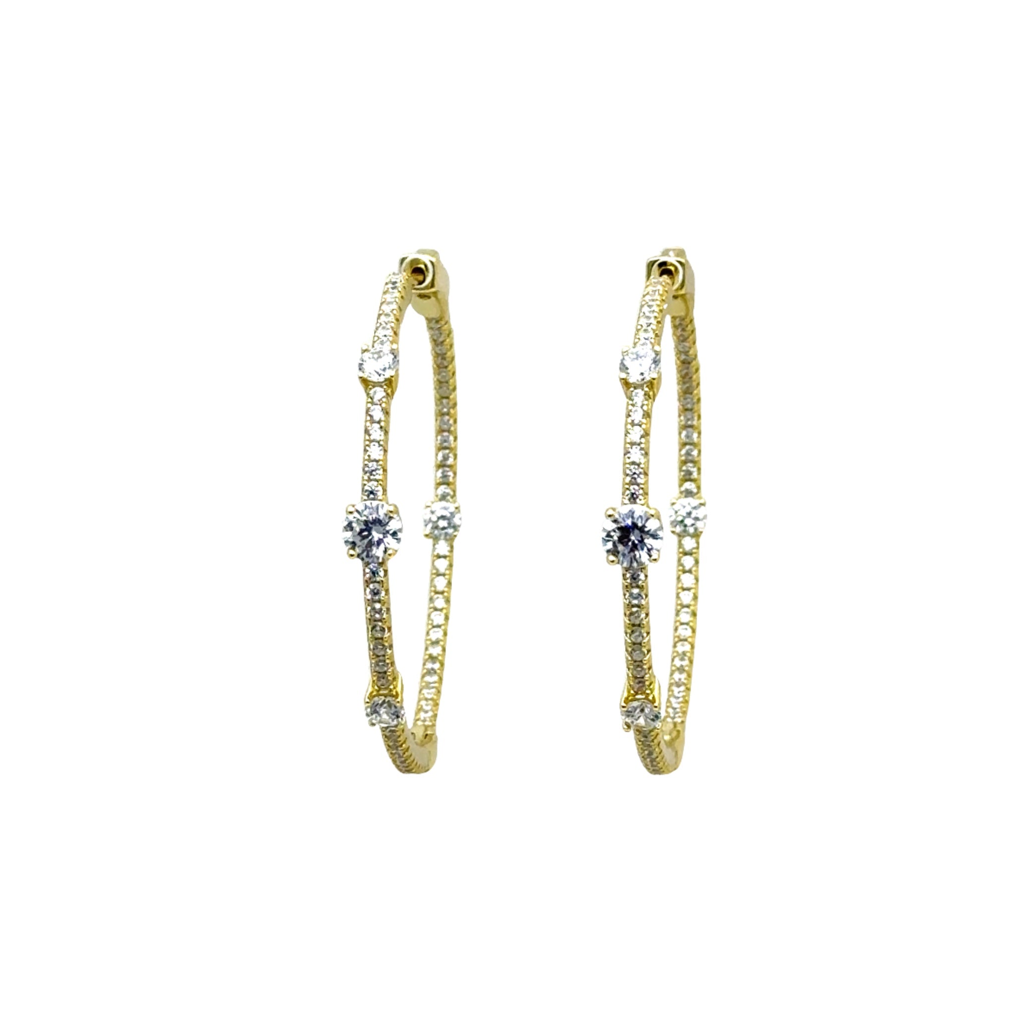 Large Tennis Earrings