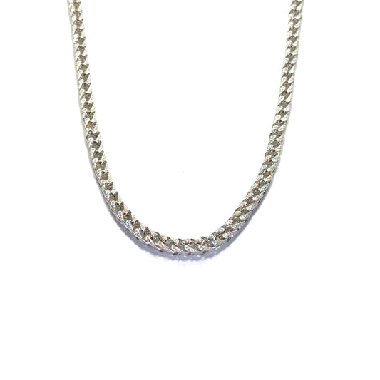 BDB CZ ICED-OUT CHAIN | Sterling Silver with CZs