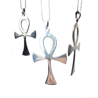 The Ankh Necklace in Sterling Silver, 18k Gold, or 18k White Gold