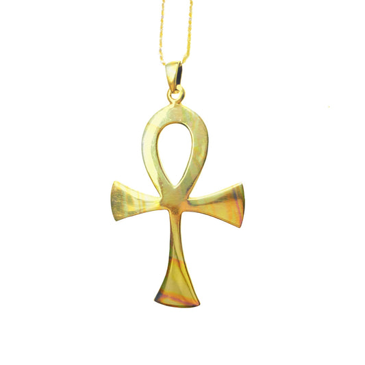 The Ankh Necklace in Sterling Silver, 18k Gold, or 18k White Gold